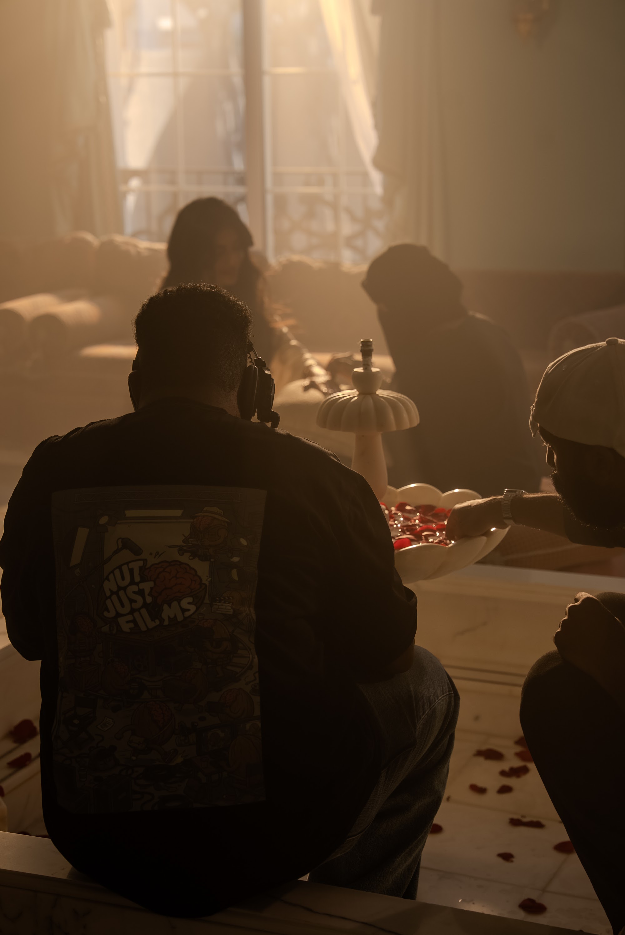 Behind the scenes photograph