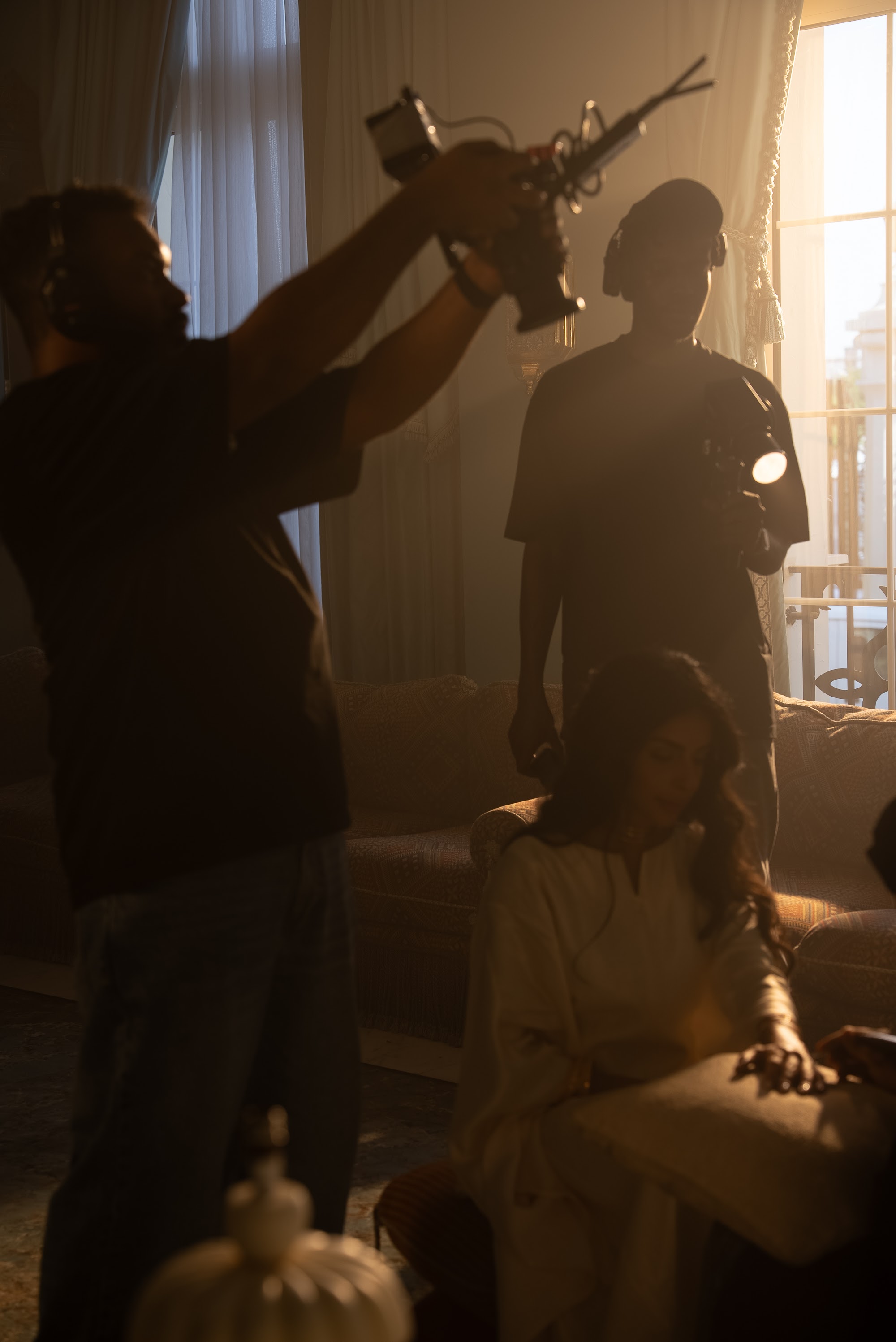 Behind the scenes photograph