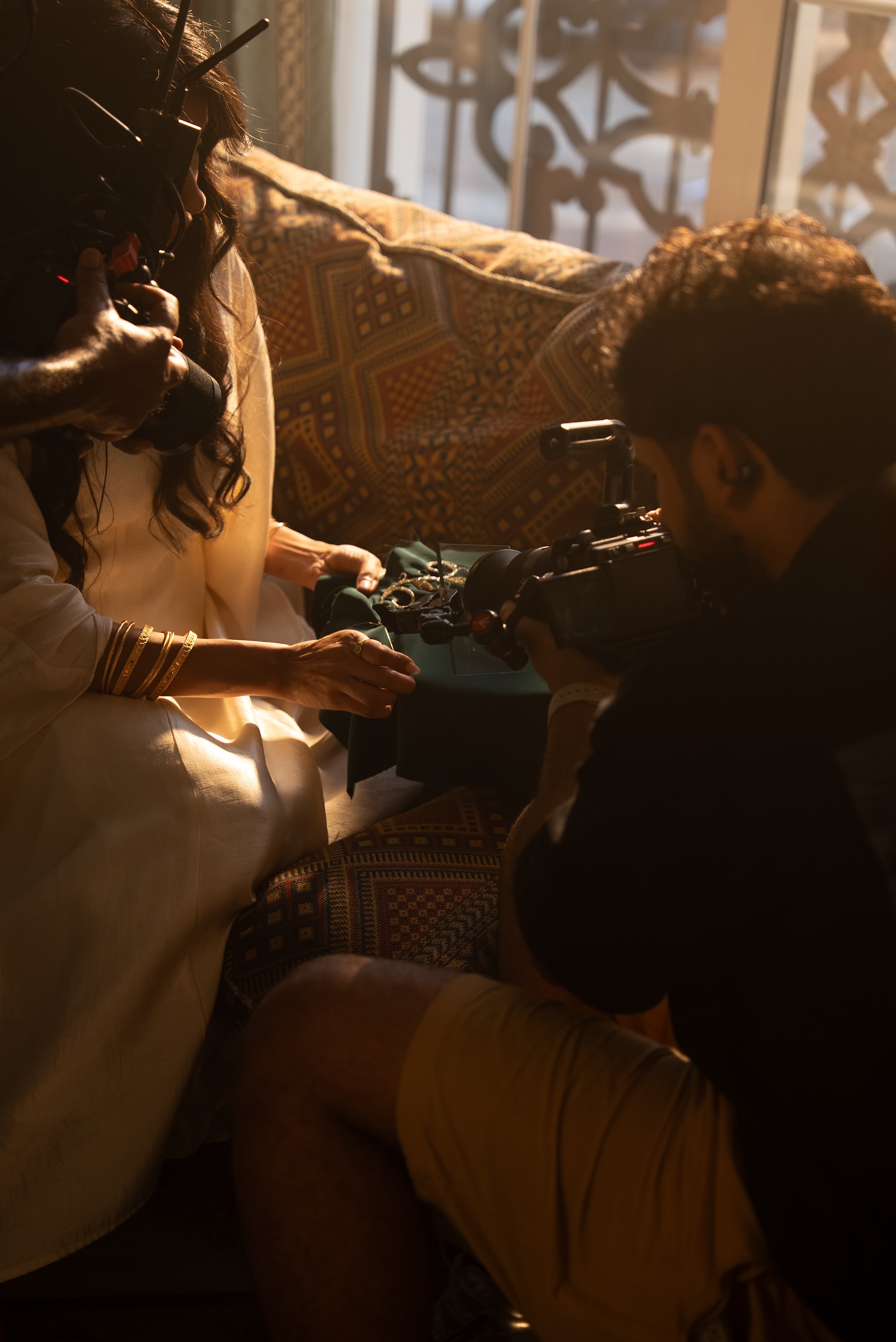 Behind the scenes photograph